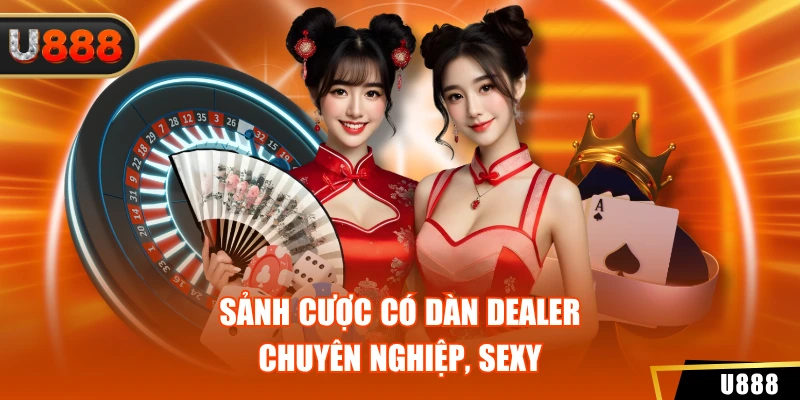 Sảnh AE Sexy U888 - Sân Chơi Giải Trí Siêu Hấp Dẫn, Thú Vị 3 Sảnh cược có dàn dealer chuyên nghiệp, sexy