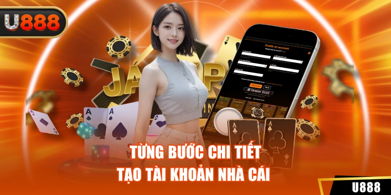 Đăng Ký U888 1 Từng bước chi tiết tạo tài khoản nhà cái